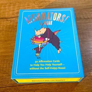 Affirmators! At Work 50 Affirmation Cards to Help You Help Yourself💌